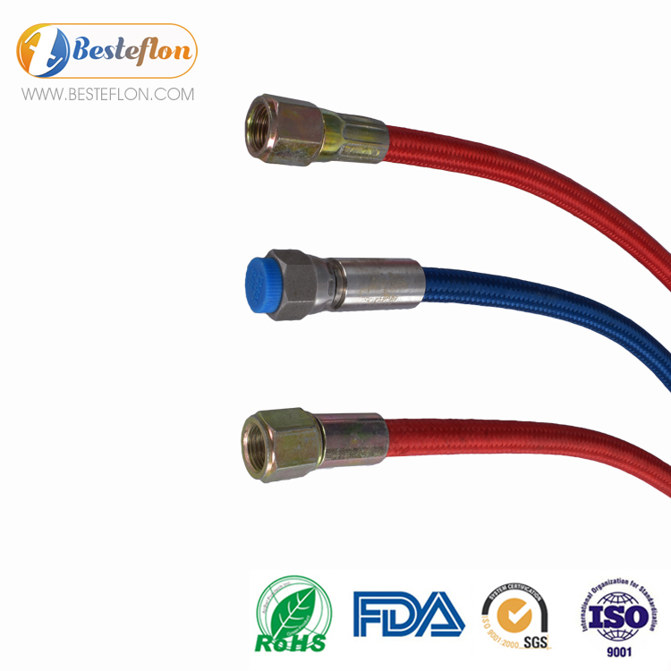 6an ptfe hose assembly for car brake system | BESTEFLON Featured Image