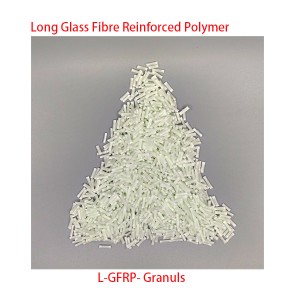 Ilgo stiklo pluoštu sustiprinto polimero GFRP granulės PA6-PA66 NILONO PAVYZDYS