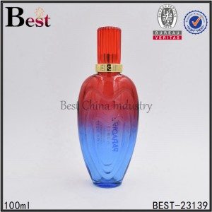 colored glass perfume bottle 100 ml