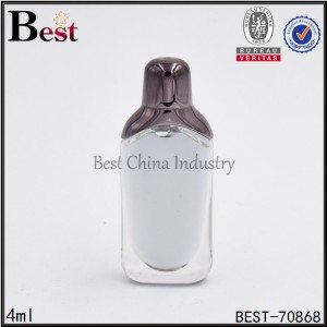 flat plastic perfume bottle 4ml