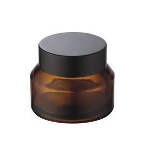 luxury cosmetic packaging amber oliver green 50ml 50g cream jar
