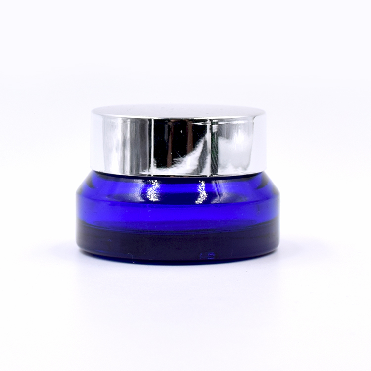 Download luxury 15g 30g 50g 100g cosmetic cobalt blue glass jars for cream - BEST PACKAGING