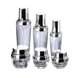 luxury 20ml 30ml 50ml 100ml cosmet glass bottles 20g 30g 50g cream glass jars set