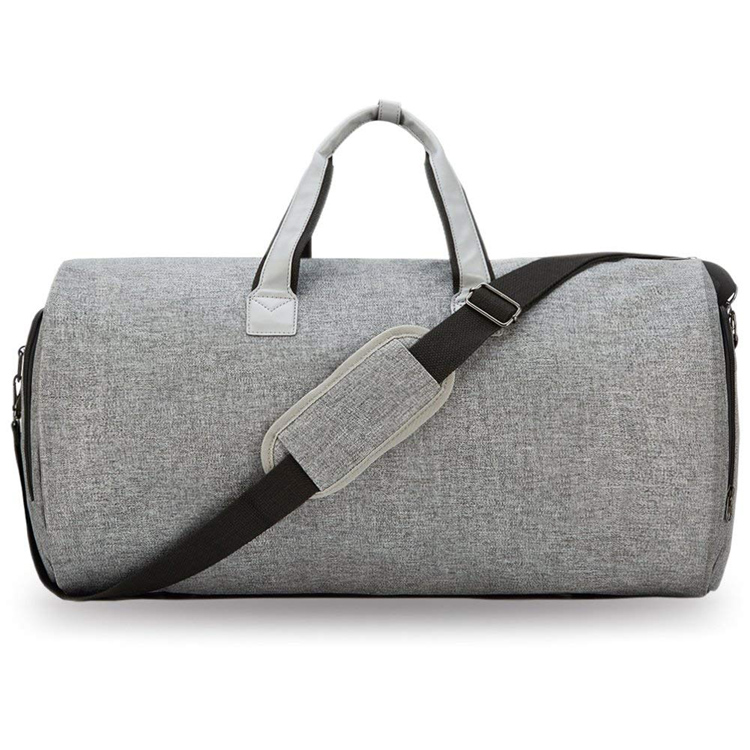 2 in 1 Hanging Suitcase Suit Canvas Waterproof Travel Bags Garment Duffel Bag For Women And Men