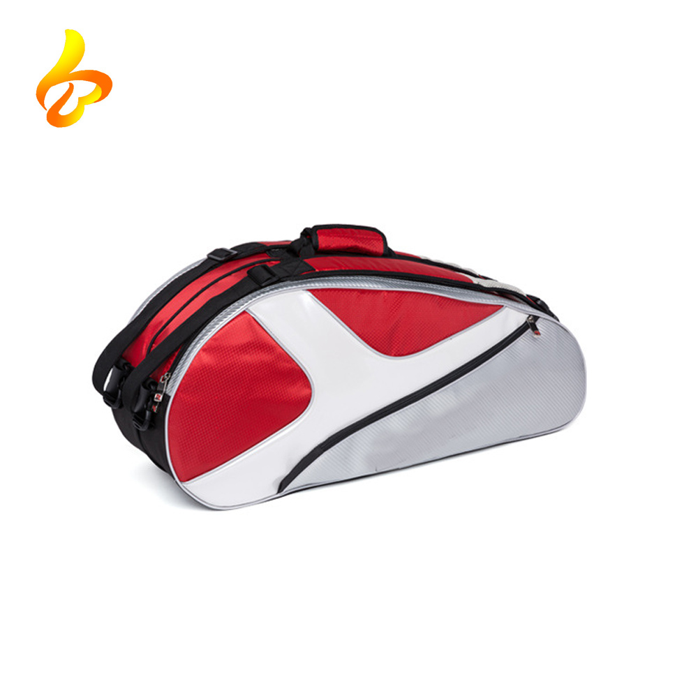 Semajnfino Sporto Gym Bag Akvimuna Holdall Sporto Bag Aluminium Foil Tavolo Propra Badmintono Racket Bag
