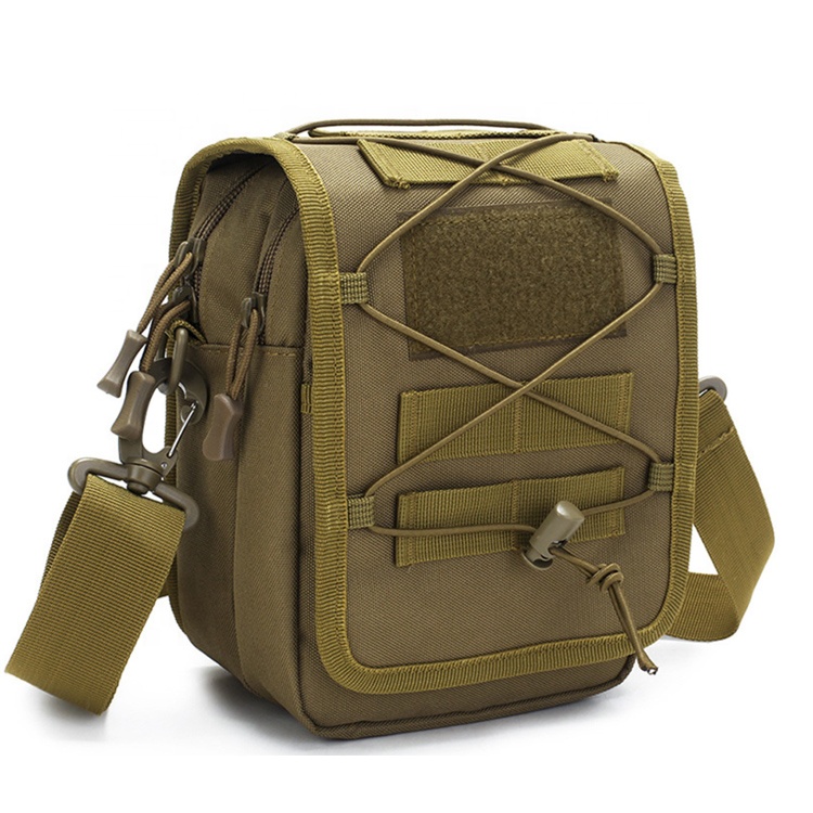 Nylon Man Shoulder Strap A4 Size Utility Military Small Messenger Shoulder Bag Tactical Pouch Bag