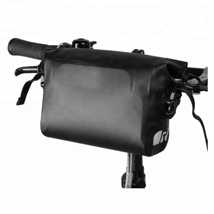 New Fashion Design for Tactical Messenger Bag - Cycling Quick-Release Front Basket Frame Pouch PVC Tube Bag, Roll Top Front Handle Bar Waterproof Bicycle Pannier Bag – Best Trust Bags