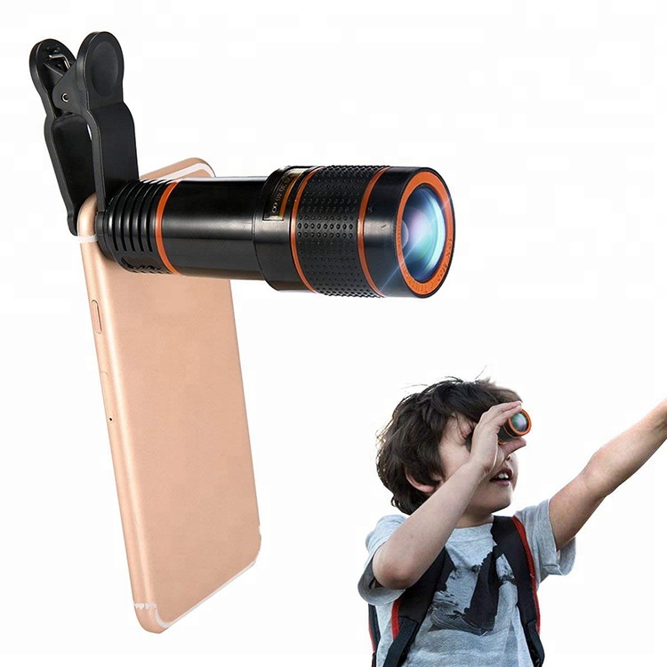 Free sample for 4 Person Picnic Backpack - 12x Camera Phone Lens Universal Optical Zoom Lens Marco Lens Focus Mobile Telescope with Clip – Best Trust Bags
