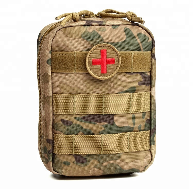 Tactical Camouflage Molle Pouch Emergency CP Color Utility Pouch, Small First Aid Bag