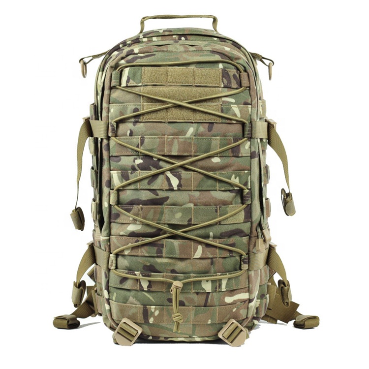 Wholesale MOLLE 1000D Cordura SBS Waterproof Zipper 15L Rucksack Multi-Functional Military Tactical Bag