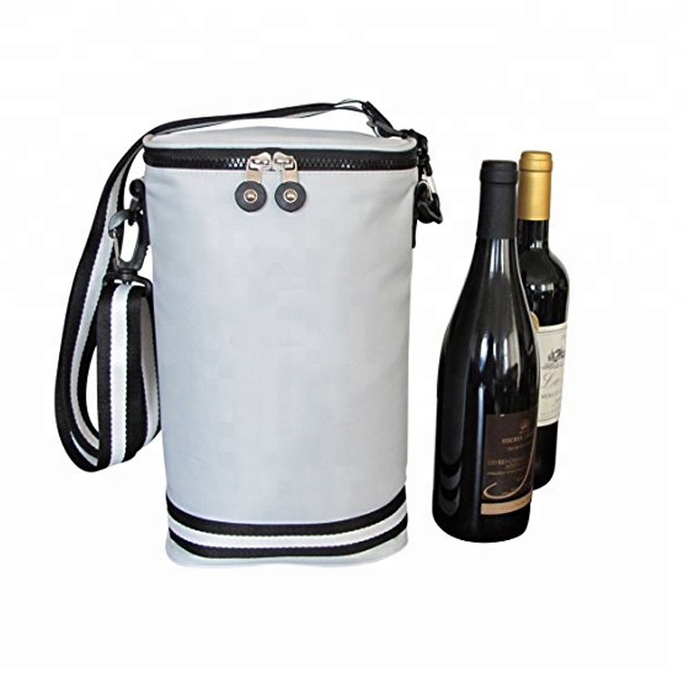 Heavy Duty Waterproof Shoulder Tote Bag Foil Inside Travel Insulated Wine Cooler Bag