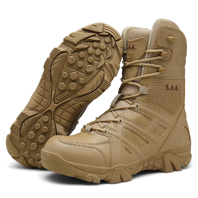 Outdoor Shoes Tactical Equipment Travel Slip Resistant Military Combat Boots For Man