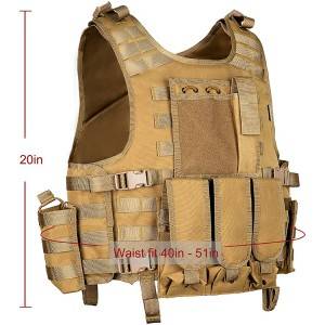 Popular Man S -XXXL Size Tactical Bag New Design Military Vest