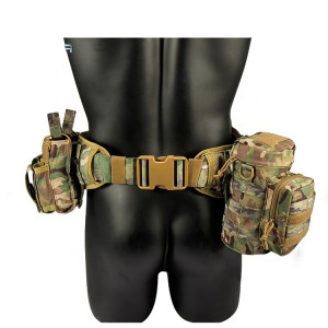 Wholesale Combat Molle Belt Cp Tactical Belt With Molle Pouch