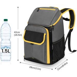 Wholesale Polyester 20L Zipper Insulated Cooler Backpack Bag