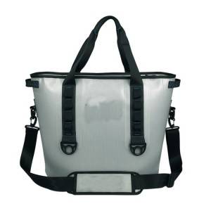 TPU Grey Color 30 Can Soft Side Cooler Bag
