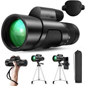 2021 New Style  Zoom Monocular Telescope Compatible with iPhone Android