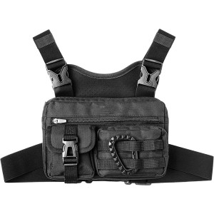 This EDC Rig Pouch Vest Sports Utility Chest Pack. Chest Bag For Men