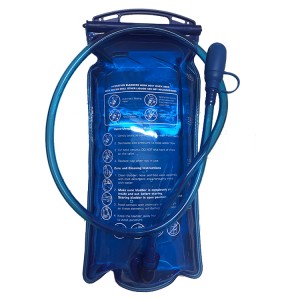 Stock Product PEVA Water Bladder With Lock Opening, Bite Valve With cover