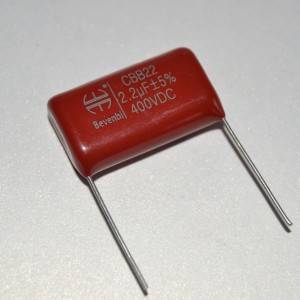 Discount Price China 1.8UF 10% 400VDC Axial Type Metallized Polyester Film Capacitor 3.3UF/250V Cl20