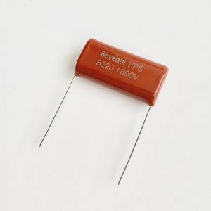 High frequency CBB81 metallized 0.001~0.082uF 1000V-2000VDC polypropylene film capacitor