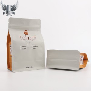 12oz coffee bags with valve custom printed coffee packaging