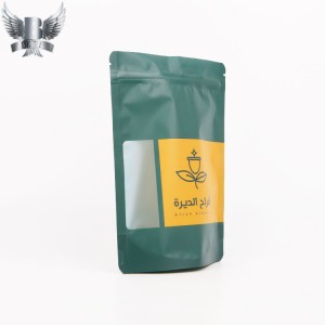 Custom loose leaf tea packaging printed tea stand up pouches