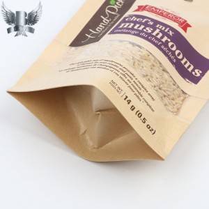 Biodegradable Kraft Paper  with Clear Window for dry fruit