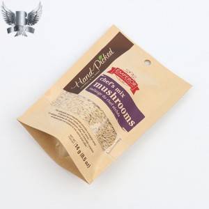 Biodegradable Kraft Paper  with Clear Window for dry fruit