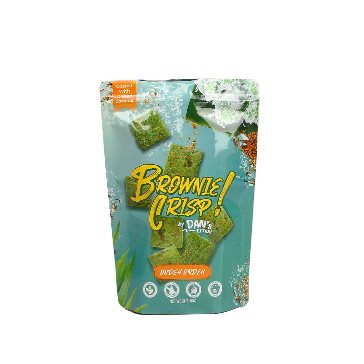 custom printed brownie brittle packaging brownie crisp packaging