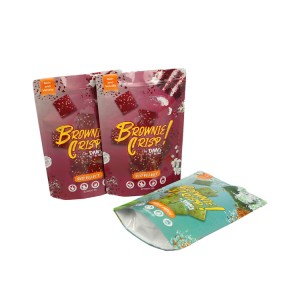 custom printed brownie brittle packaging brownie crisp packaging