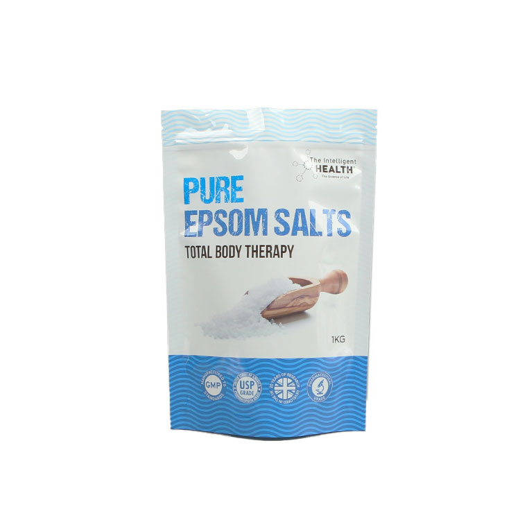 Custom printed bath salt packaging pouches resealable powder packaging