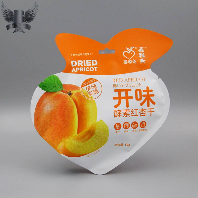 Custom Logo Dried Mango Food Packaging Bag Stand up Bag for Dry Fruit Packaging Bag