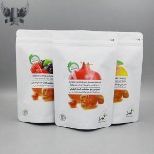 Customized Printing Resealable Zipper Dry Fruit Packaging Bag
