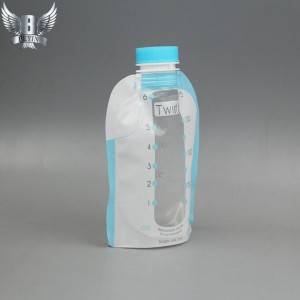 factory low price Stand Up Resealable Bags - FDA grade plastic baby food spout bag – Kazuo Beyin