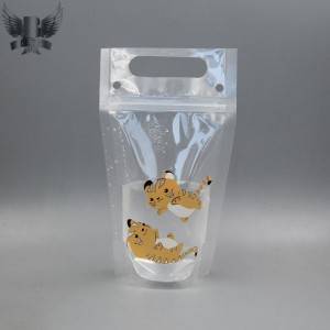OEM Supply Side Gusset Bags - Clear drink pouches wholesale stand up pouches Beyin packing – Kazuo Beyin