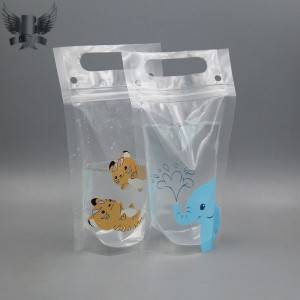 Wholesale Dealers of Custom Paper Film Roll - Clear drink pouches wholesale stand up pouches Beyin packing – Kazuo Beyin
