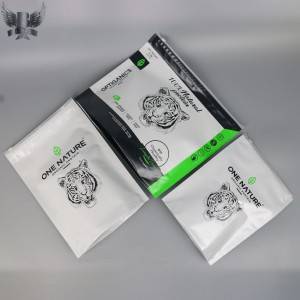 Customized slider zipper K-seal stand up  protein packaging