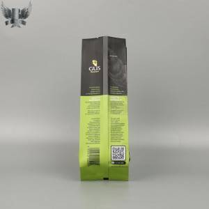 Gusset Side Pouch Coffee Bag Aluminum Foil Bags with Valve for Coffee Packaging