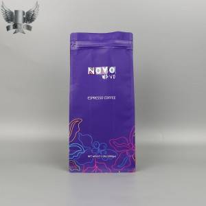 Custom printed coffee bag with valve