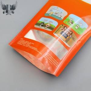 High quality foil lined dog treat packaging