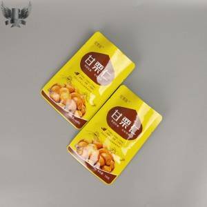 Aluminum Foil Bags Laminated Plastic Custom Antiglare Lightproof Stand up Recyclable Mylar Paper Bag Zip Pouch
