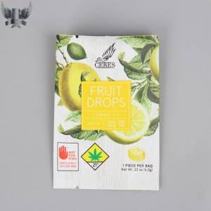 Professional China Child Resistant Bags - Custom foiled bags for edible flat edible bags – Kazuo Beyin