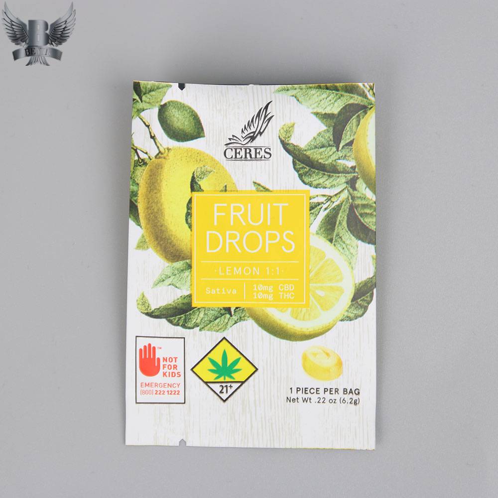 Wholesale Price Clear Stand Up Bags - Custom foiled bags for edible flat edible bags – Kazuo Beyin Featured Image