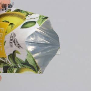 Custom foiled bags for edible flat edible bags