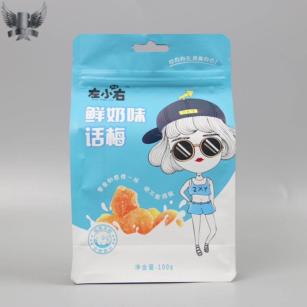 China New Product Dog Treat Packaging - Dry Fruit Nuts Food Packaging Pouch Bag with Zipper – Kazuo Beyin Featured Image