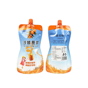 professional factory for Pet Food Packaging Bag - Customm die-cut spouted pouches for drink – Kazuo Beyin