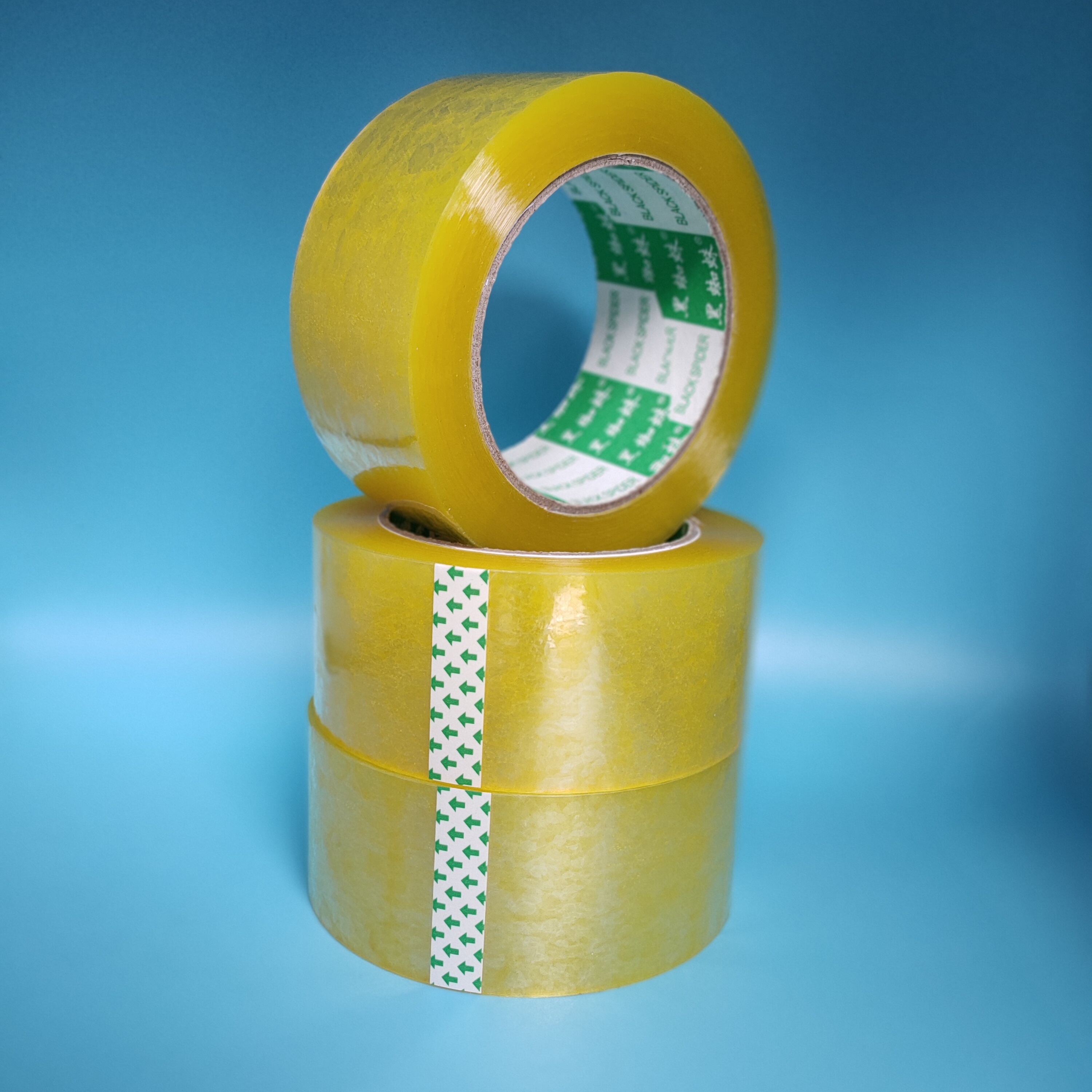 Yellow Packing Tape Bopp Custom Adhesive Tape 