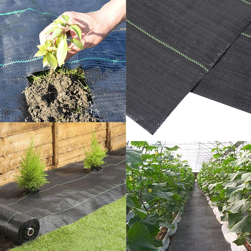 Black pp ground cover/ black weed control mat/landscape fabric Featured Image
