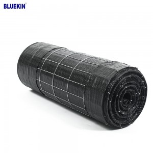 Best price 14GA 2” X 4” or 4”X 4” Black Wire Backed PP Woven Silt Fence